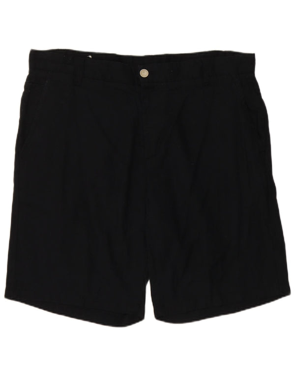 Męskie spodenki chino Zara EU 46 XL W36 granatowe lniane