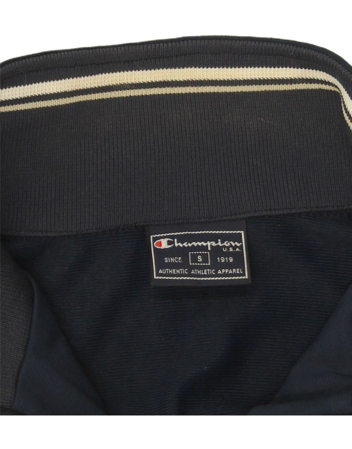CHAMPION Mens Tracksuit Top Jacket Small Navy Blue Vintage Champion and Second-Hand Champion from Messina Hembry 