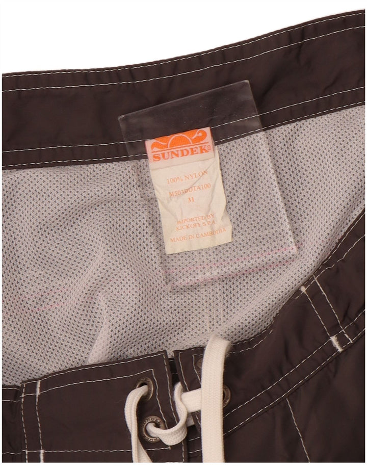 Męskie spodenki kąpielowe Sundek, średnioszary nylon