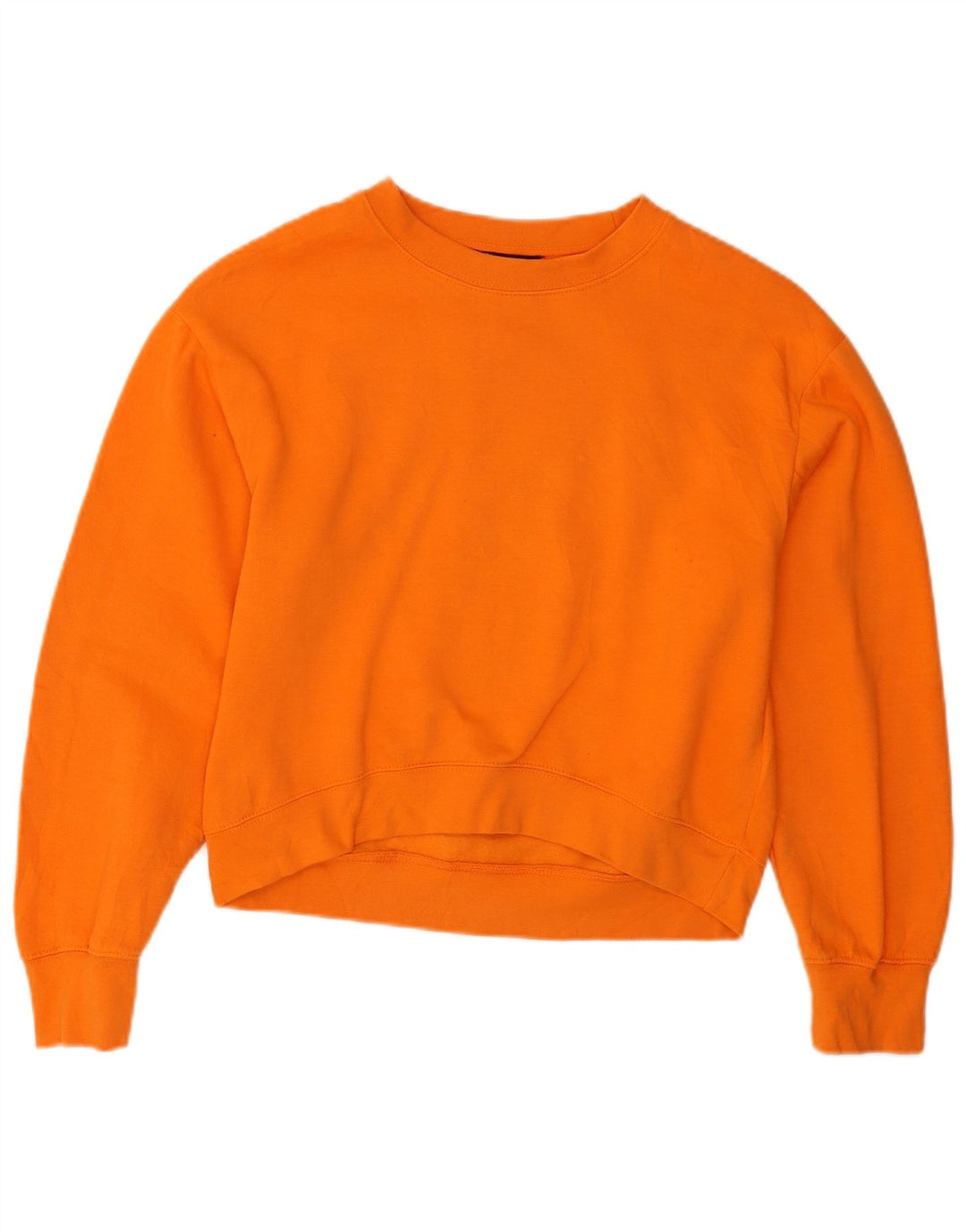 Damski sweter typu Crop Oversize Zara UK 10, mały, pomarańczowy poliester