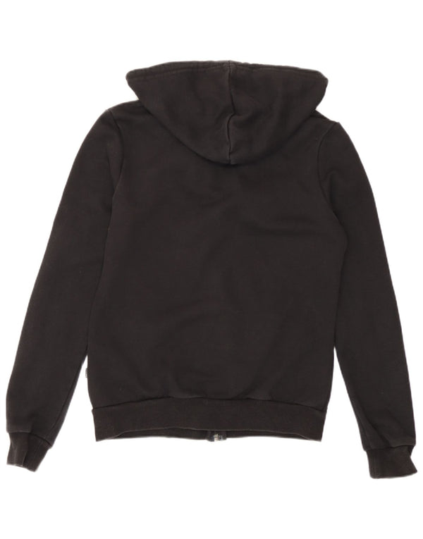 Damski sweter Puma z kapturem i zamkiem UK 10, mały, czarny, bawełniany