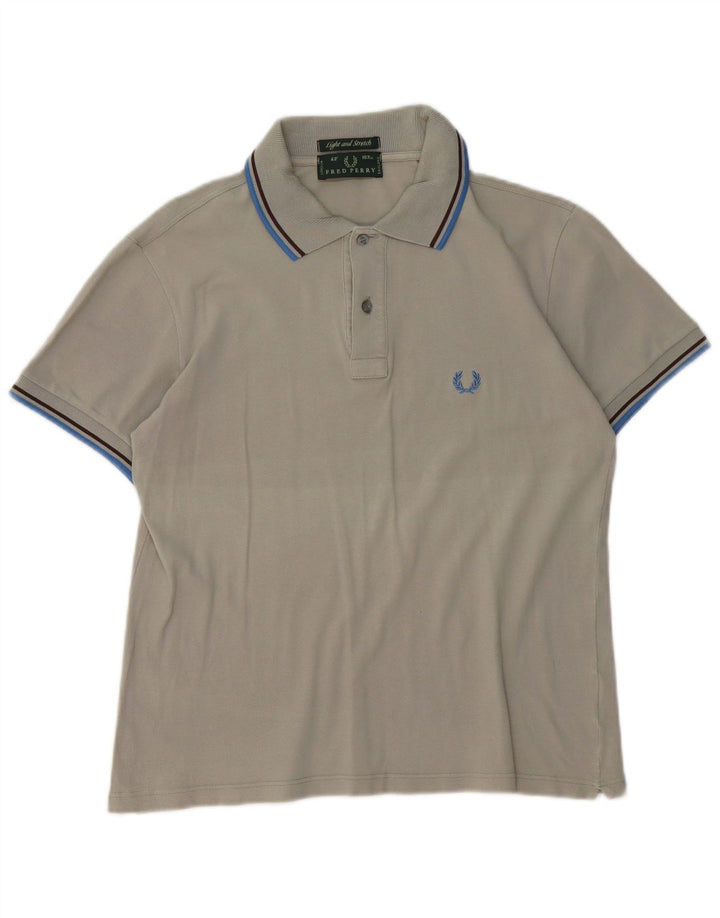 Męska koszulka polo FRED PERRY, średnioszara