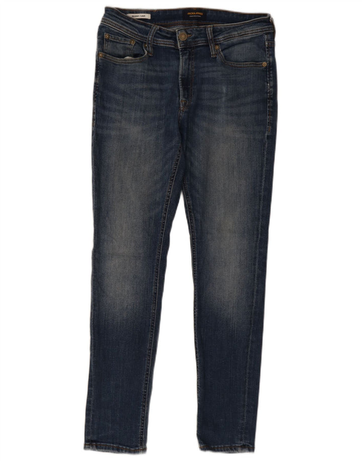 Męskie jeansy Jack & Jones Liam Skinny W30 L30 Niebieskie