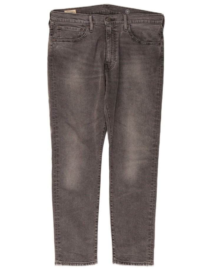 Męskie dżinsy Levi's Slim Tapered W36 L30 Szara bawełna
