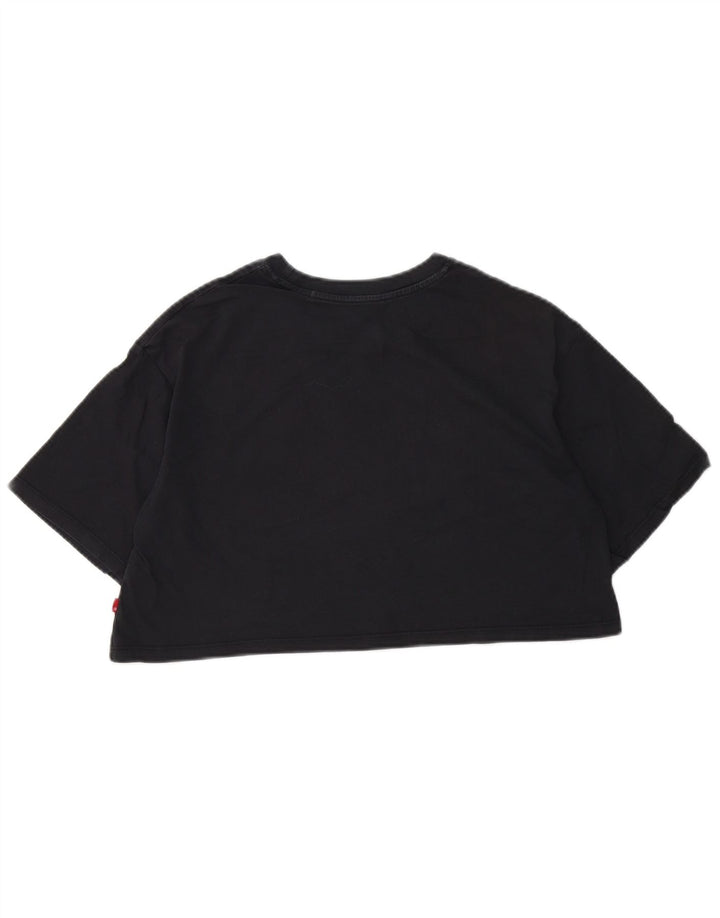 Damska koszulka oversize z grafiką LEVI'S Top UK 2 2XS czarna