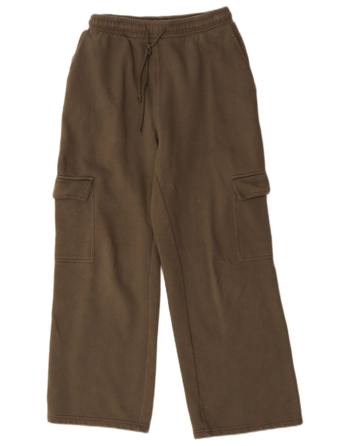Damskie spodnie dresowe Zara Cargo UK 12, średnia bawełna khaki