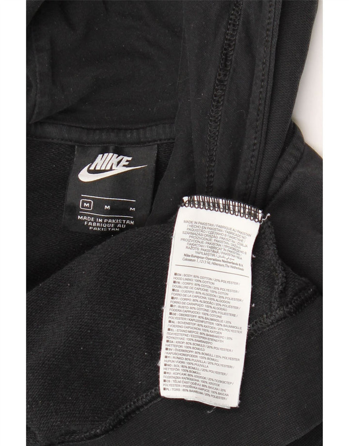 Damski sweter z kapturem NIKE UK 14, średni czarny, bawełniany