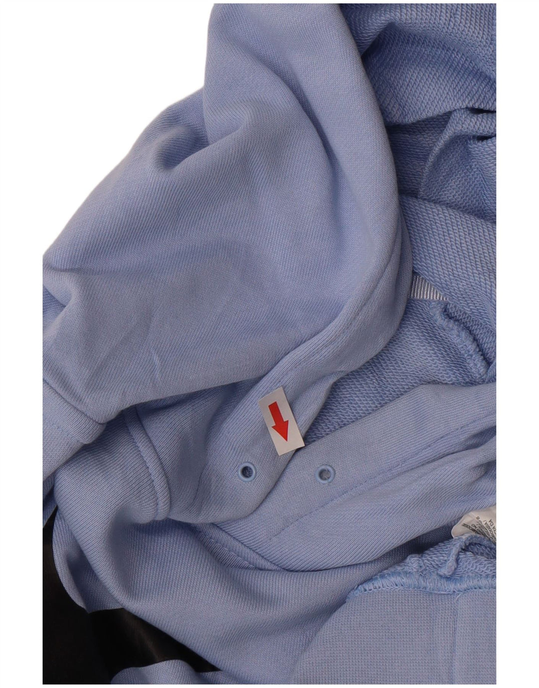 Damska bluza z kapturem Nike Crop Graphic UK 14, średnia niebieska bawełna