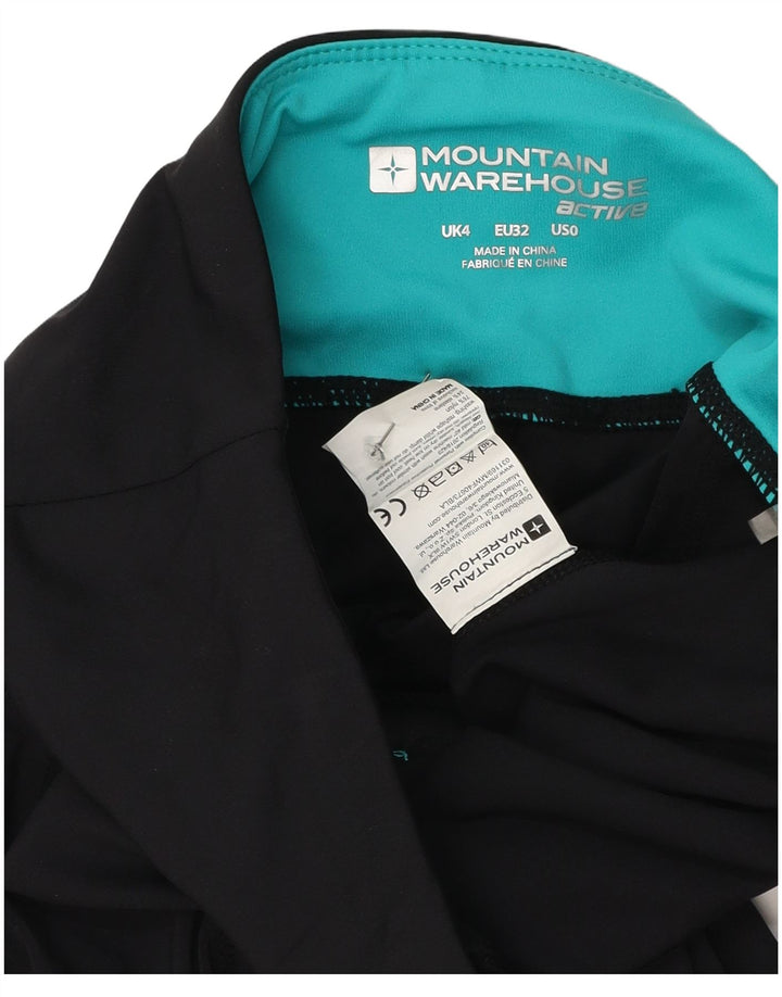 Legginsy damskie Mountain Warehouse UK 4 XS, czarny nylon
