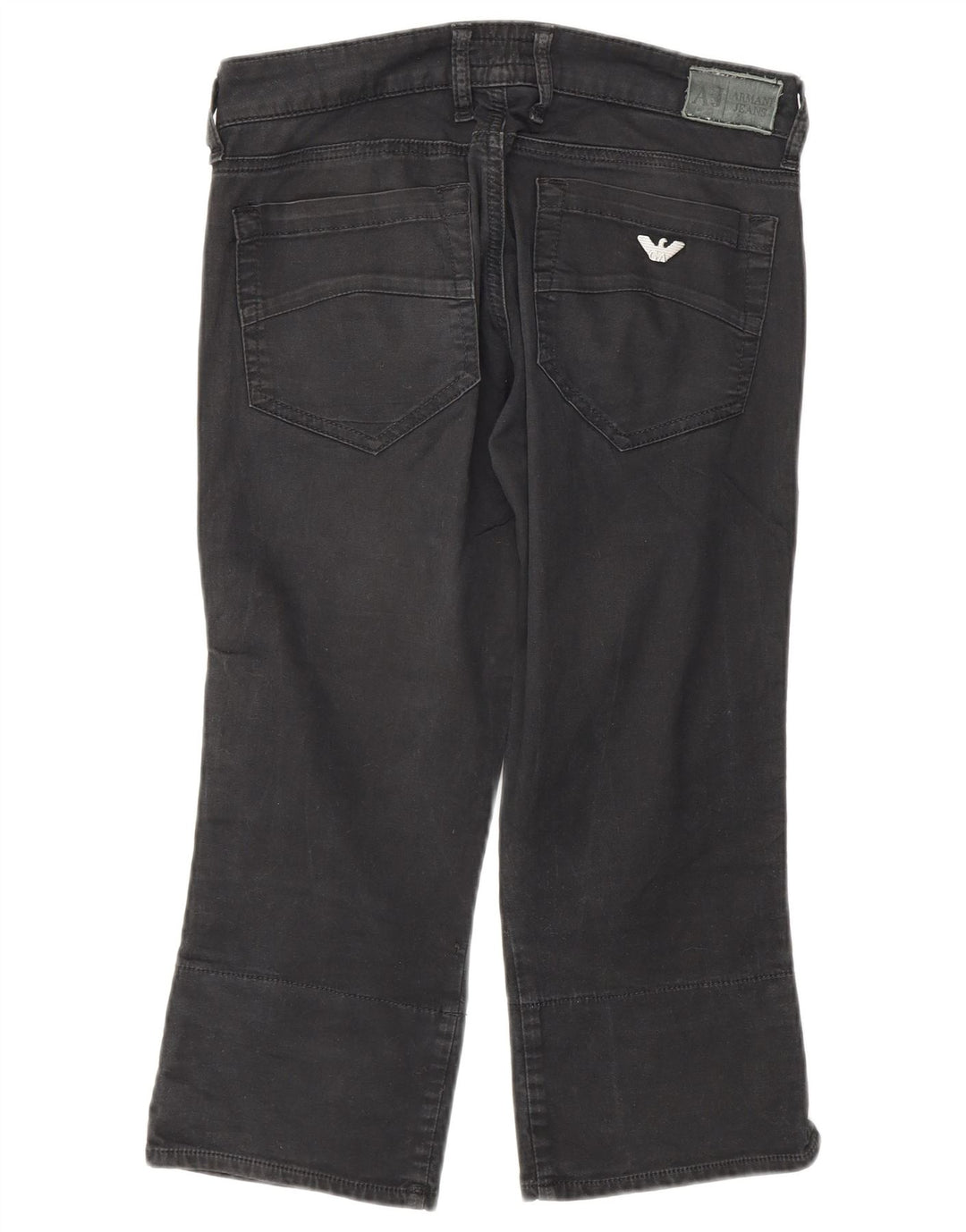 Spodnie damskie Armani Capri W27 L20 Szara bawełna
