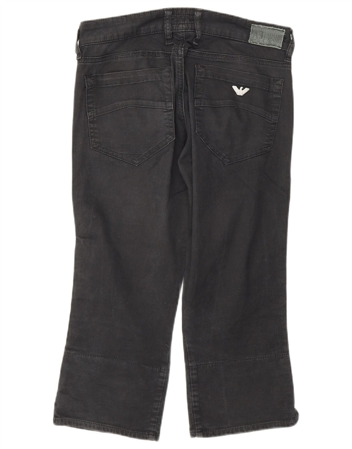 Spodnie damskie Armani Capri W27 L20 Szara bawełna