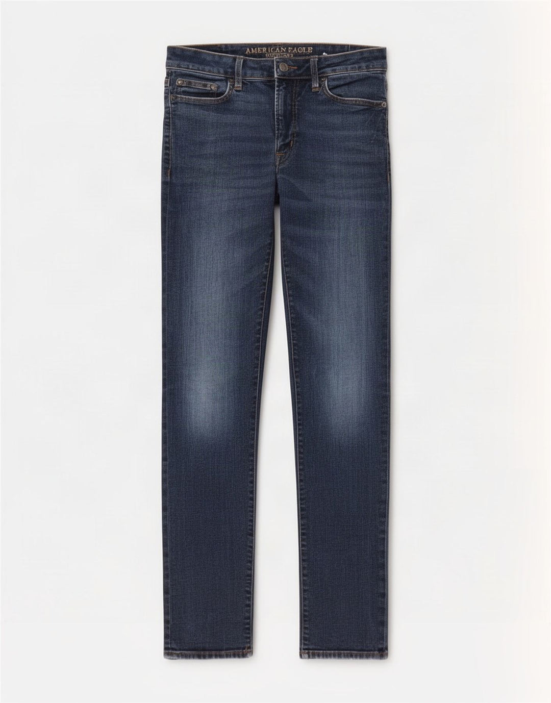 Damskie jeansy American Eagle ze stretchem W30 L31, niebieska bawełna