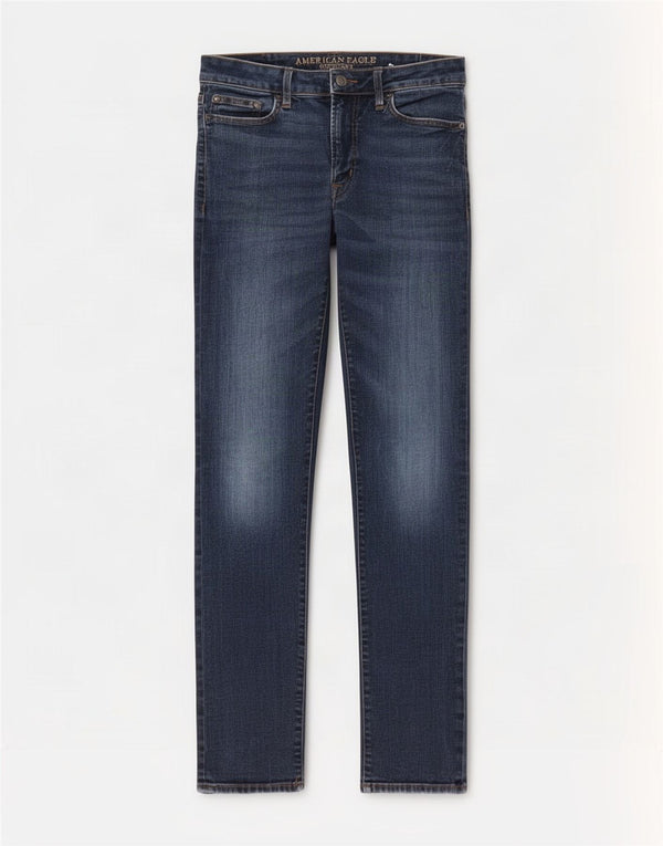 Damskie jeansy American Eagle ze stretchem W30 L31, niebieska bawełna