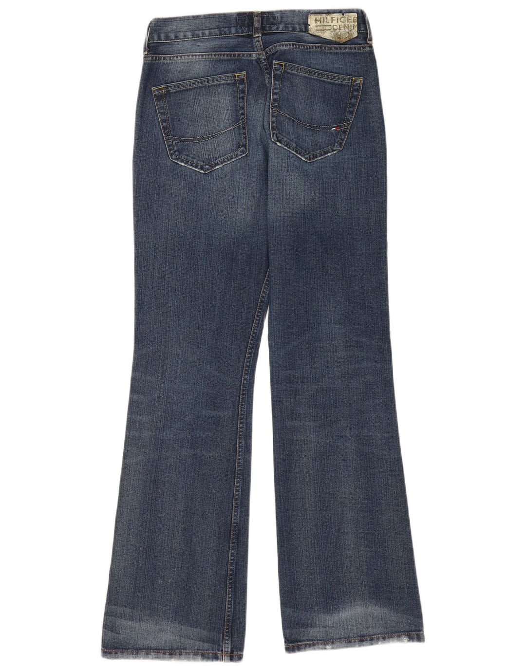 Damskie dżinsy Tommy Hilfiger Hipster Flared W30 L34 Niebieska bawełna