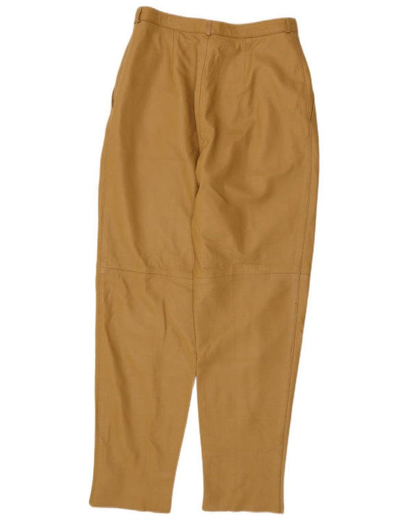 Damskie spodnie skórzane RAY MARJORY IT 42 Medium W28 L30 Khaki