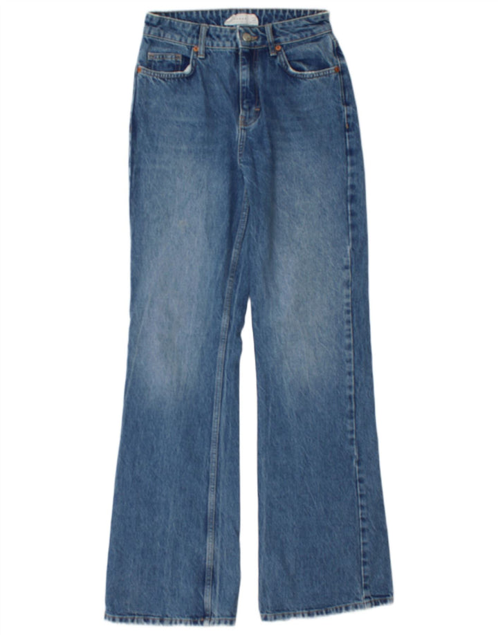 Damskie jeansy Bootcut TOPSHOP W26 L32 Niebieskie, bawełniane