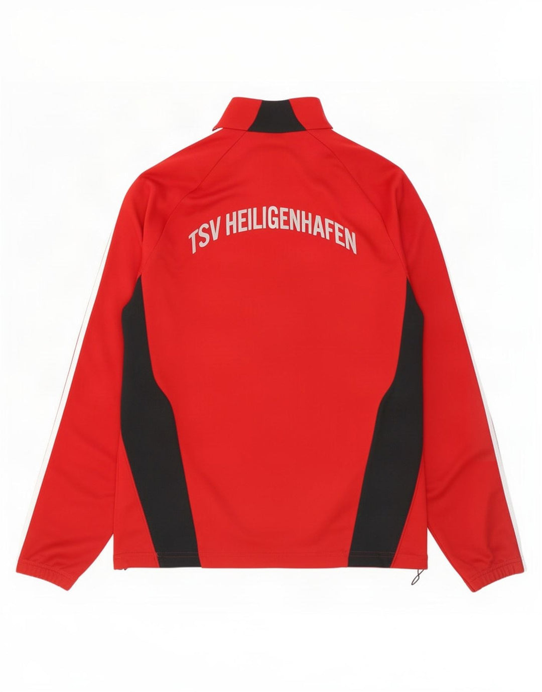 Adidas Męski dres z grafiką Top UK 44/46 Duży czerwony blok kolorów