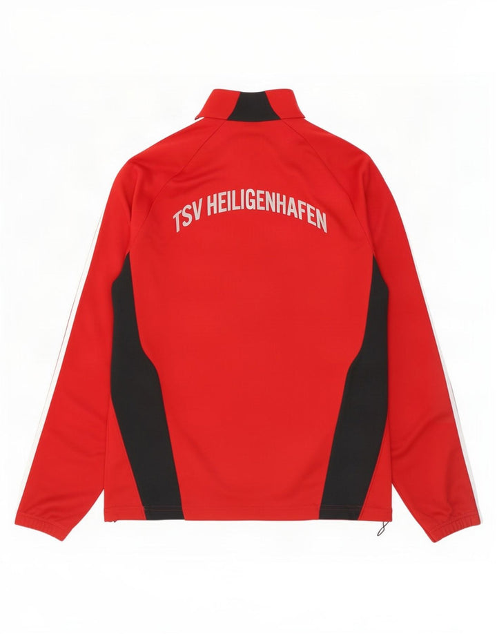 Adidas Męski dres z grafiką Top UK 44/46 Duży czerwony blok kolorów