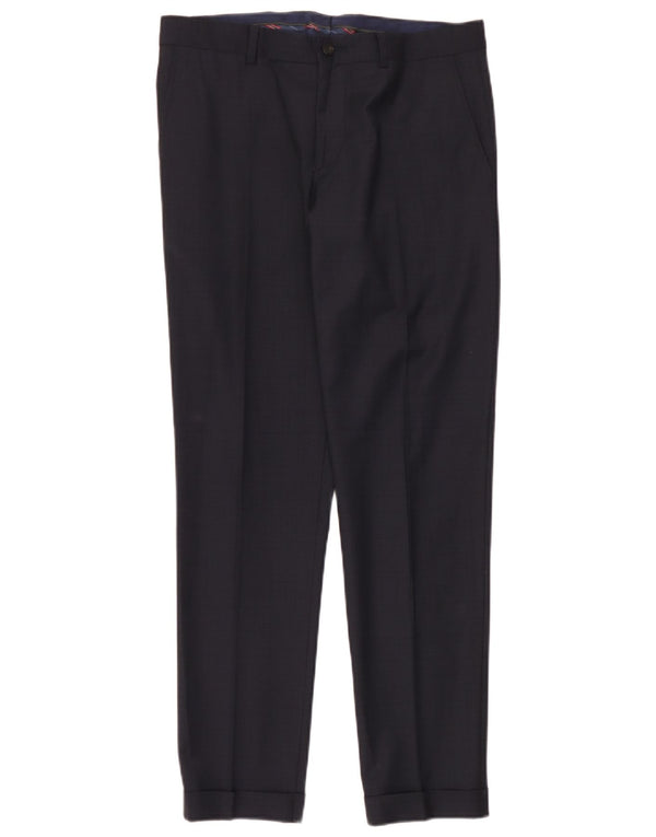 Spodnie męskie Zara Slim Chino EU 40 Medium W31 L30 Granatowe