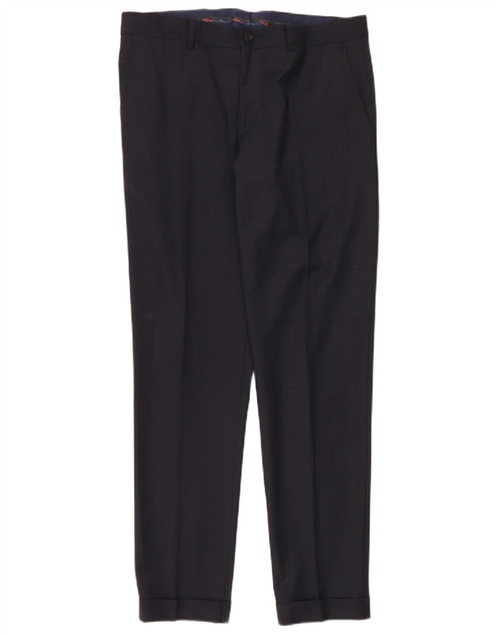 Spodnie męskie Zara Slim Chino EU 40 Medium W31 L30 Granatowe