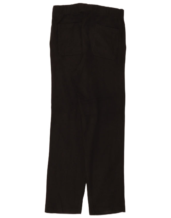 Zara Mens Straight Chino Trousers Medium W31 L31 Black Cotton