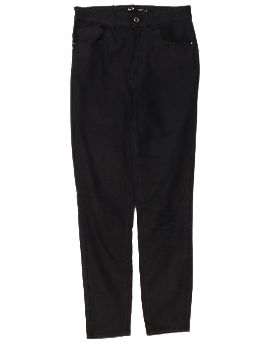Damskie spodnie typu slim casual Zara EU 40 Medium W30 L26 czarne