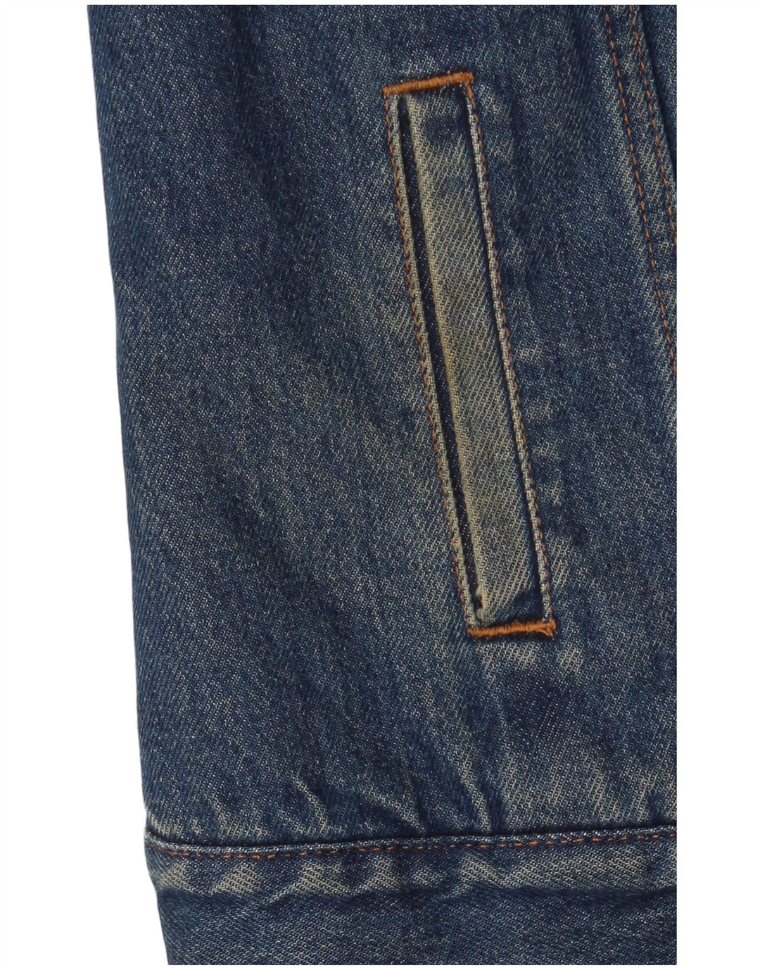 Damska kurtka dżinsowa Levi's Sherpa UK 14, średnia niebieska, bawełniana