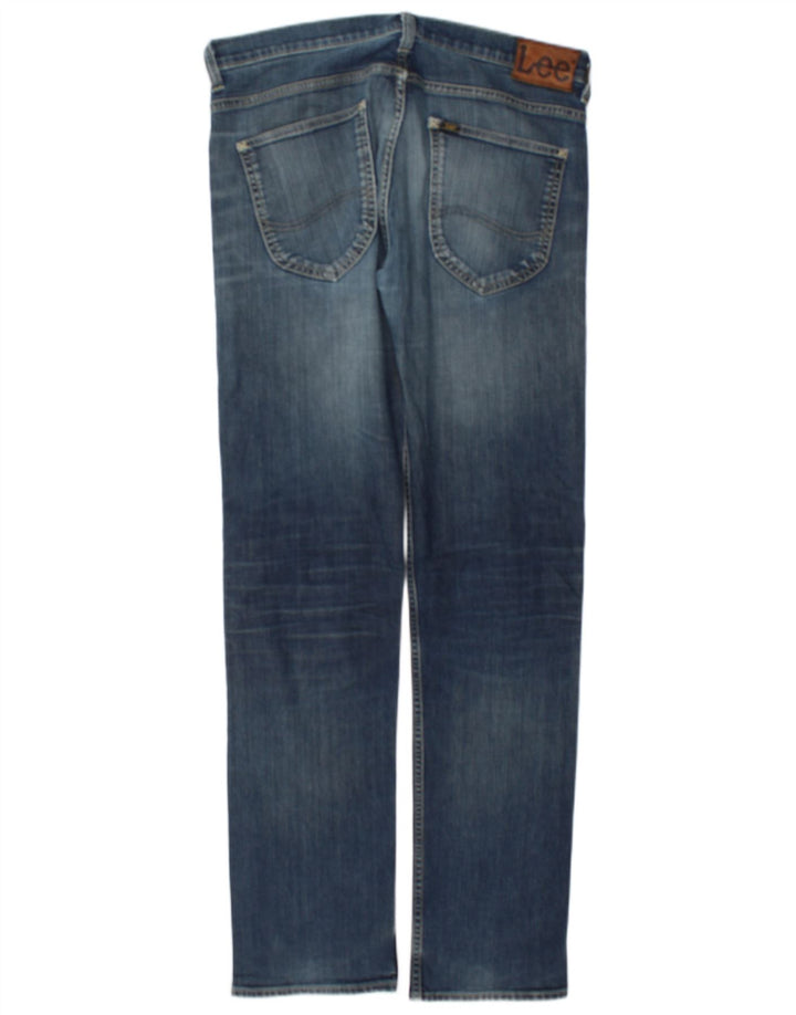 Męskie jeansy Lee Powell Slim W33 L34 Niebieskie bawełniane