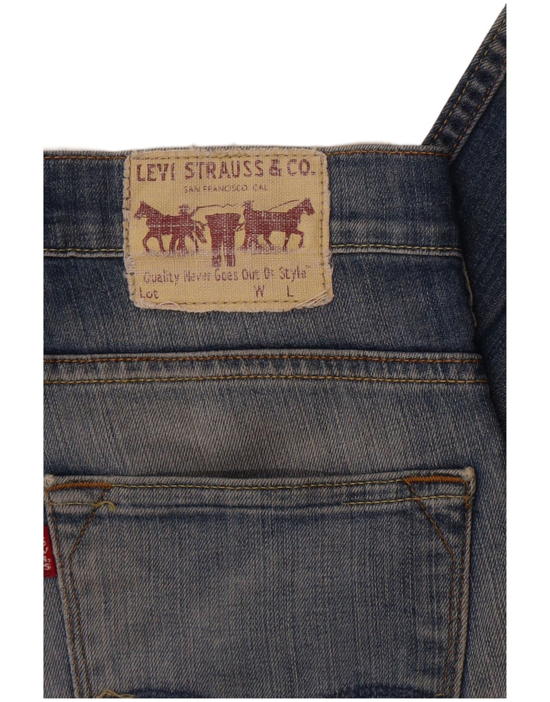 Męskie jeansy Levi's 511 Slim W28 L34 Niebieskie