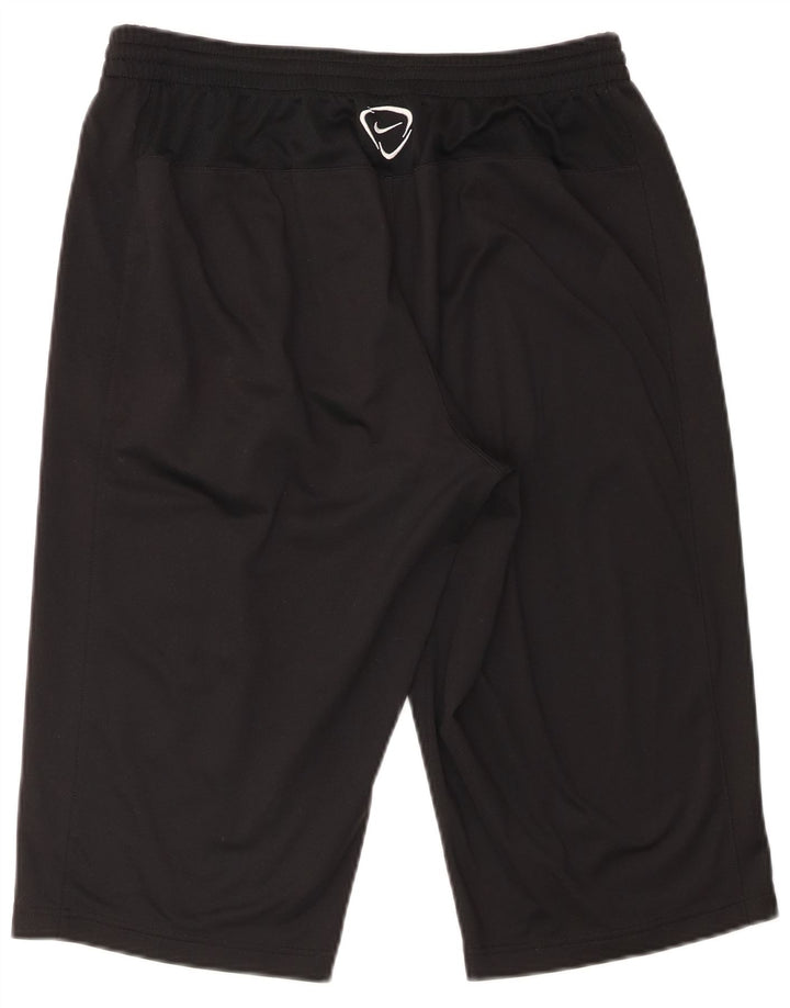 Męskie spodenki sportowe Nike Dri Fit Bermudy, średni czarny poliester