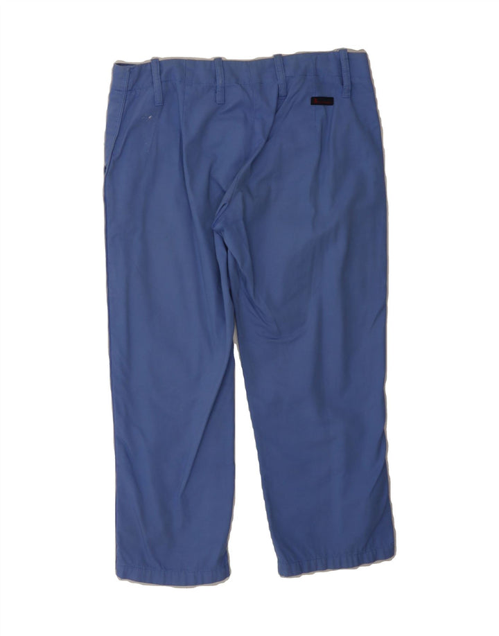 DOLCE & GABBANA Womens Straight Capri Trousers IT 42 Medium W30 L22 Blue Vintage Dolce & Gabbana and Second-Hand Dolce & Gabbana from Messina Hembry 