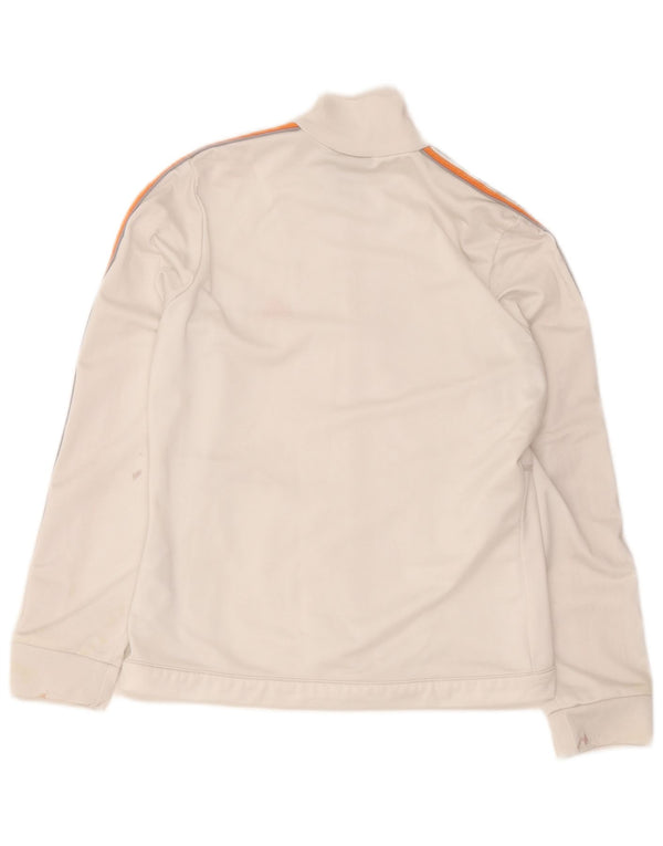 Damska bluza dresowa Adidas UK 14 Średni biały poliester