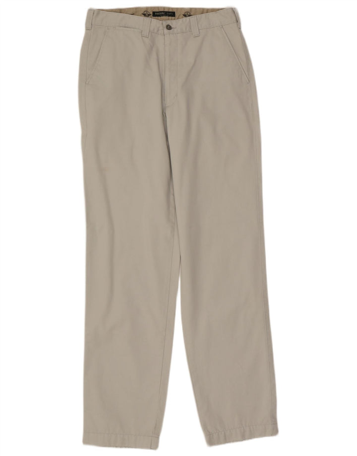 Męskie spodnie chino Dockers khaki proste W32 L34 szare