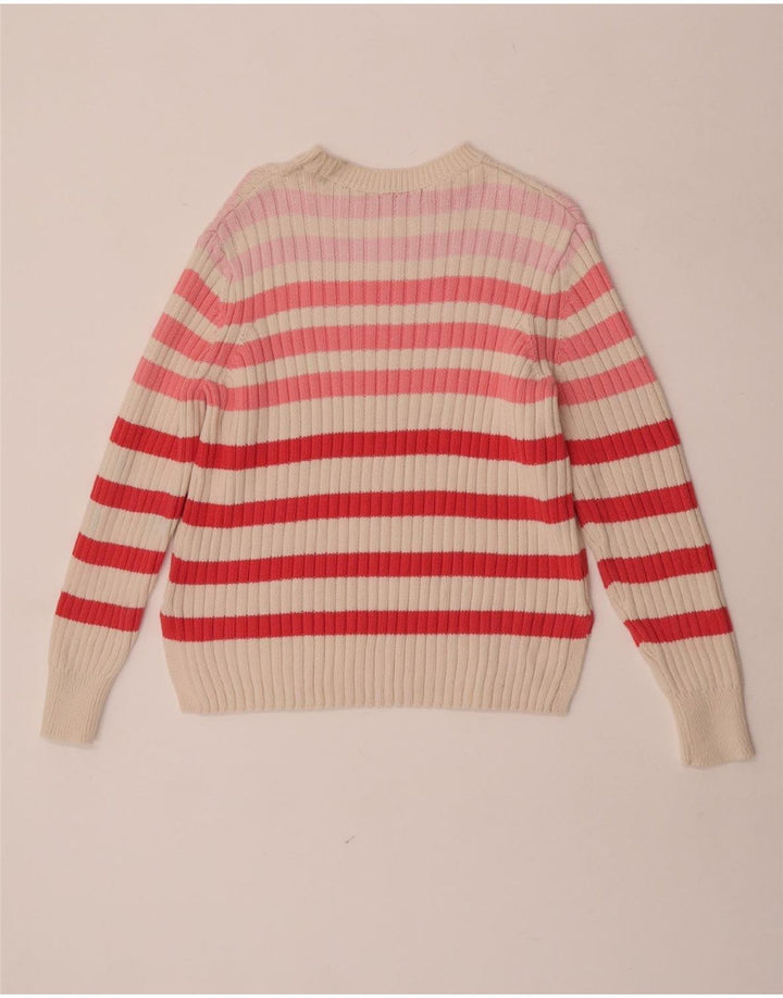 Marks & Spencer Damski sweter z dekoltem w łódkę, UK 12, średni, wielokolorowy