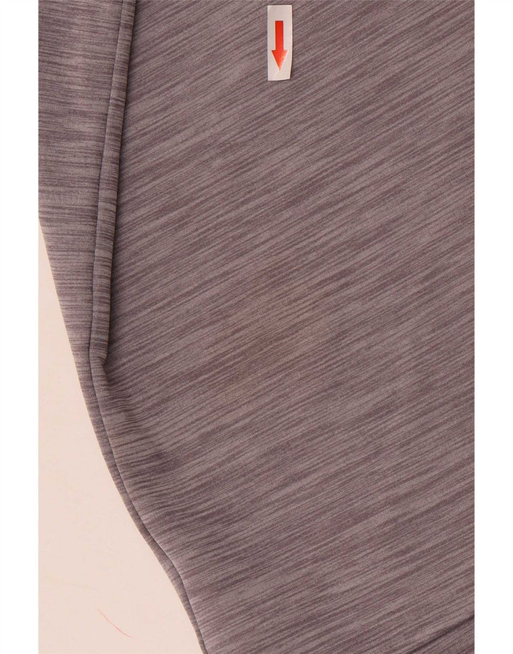Męski dres Nike Dri Fit z zamkiem błyskawicznym i bluzą XL, szary, nakrapiany poliester