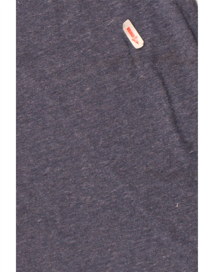 T-shirt męski Superdry, średni, granatowy, bawełniany