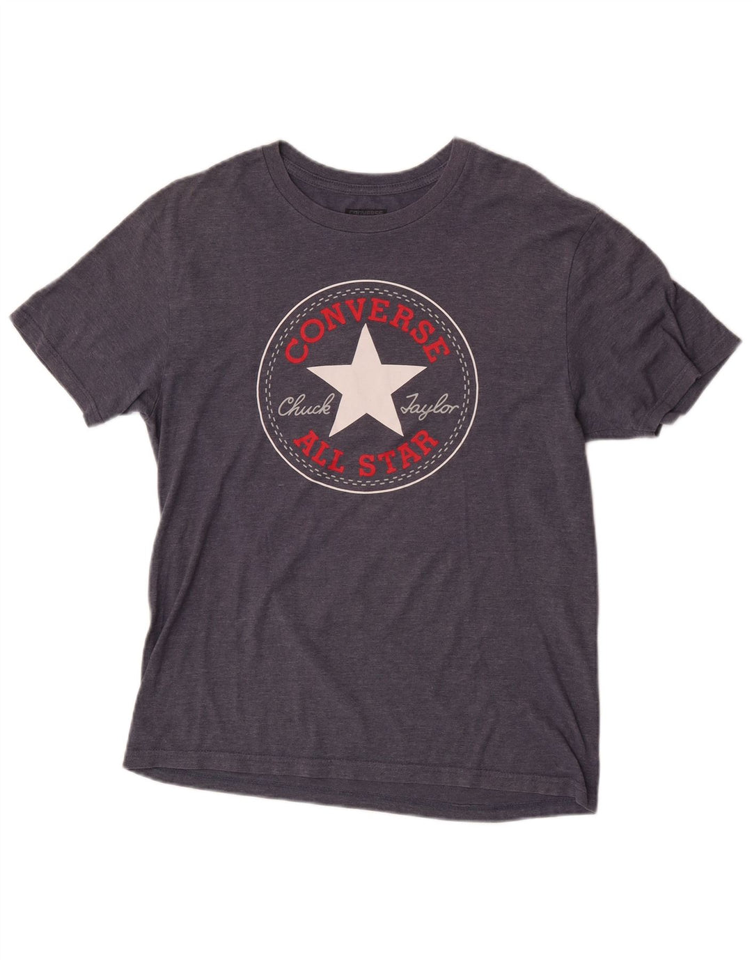Converse Męski T-shirt z grafiką, mały, granatowy