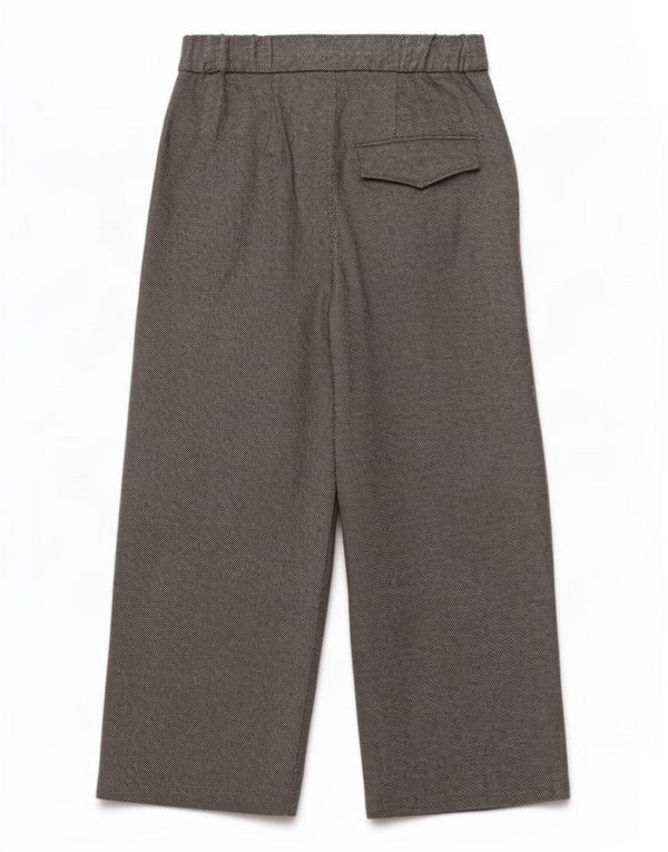 Cos Womens High Waist Cropped Trousers EU 36 Small W28 L23 Grey Pinstripe