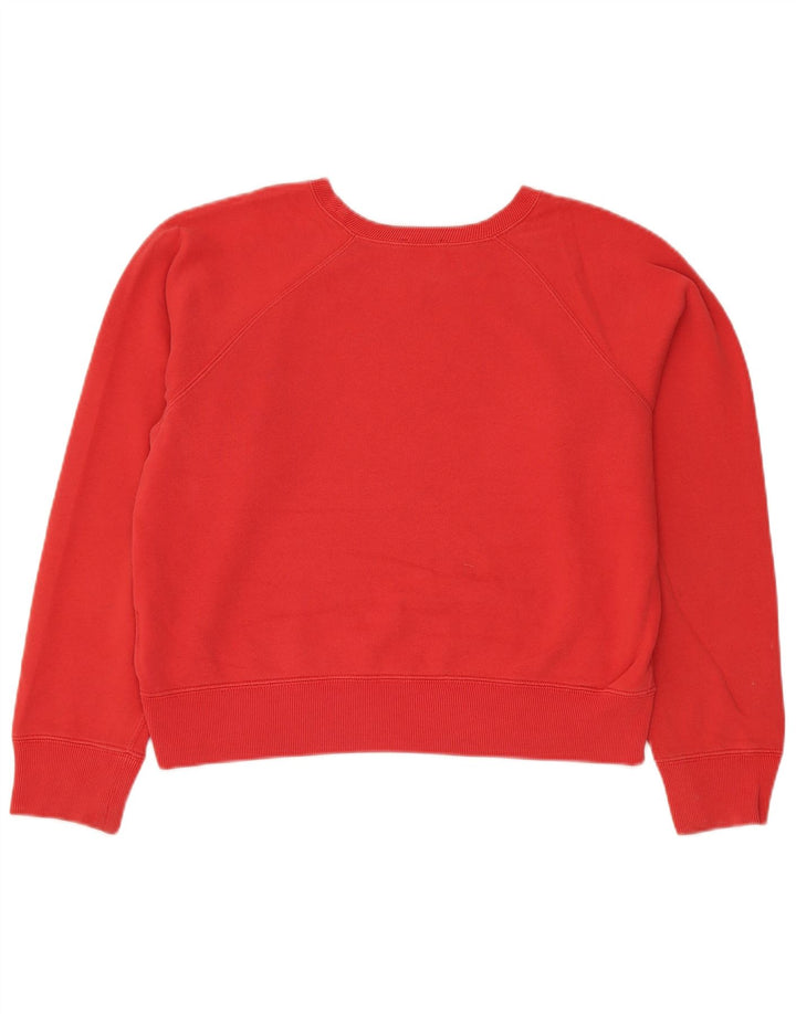Damska bluza oversize Polo Ralph Lauren UK 14, średnia czerwień