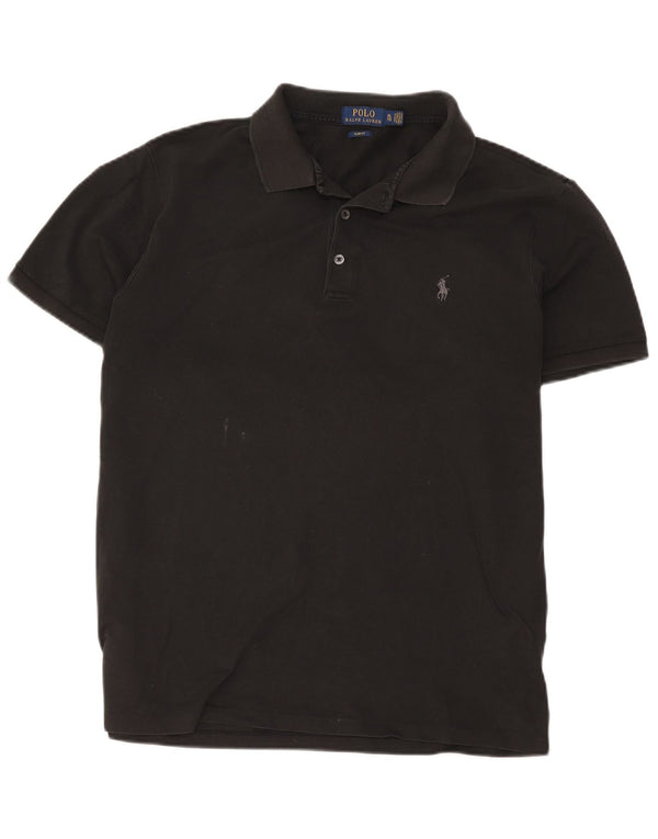 Polo Ralph Lauren Męska koszulka polo Slim Fit XL, czarna, bawełniana