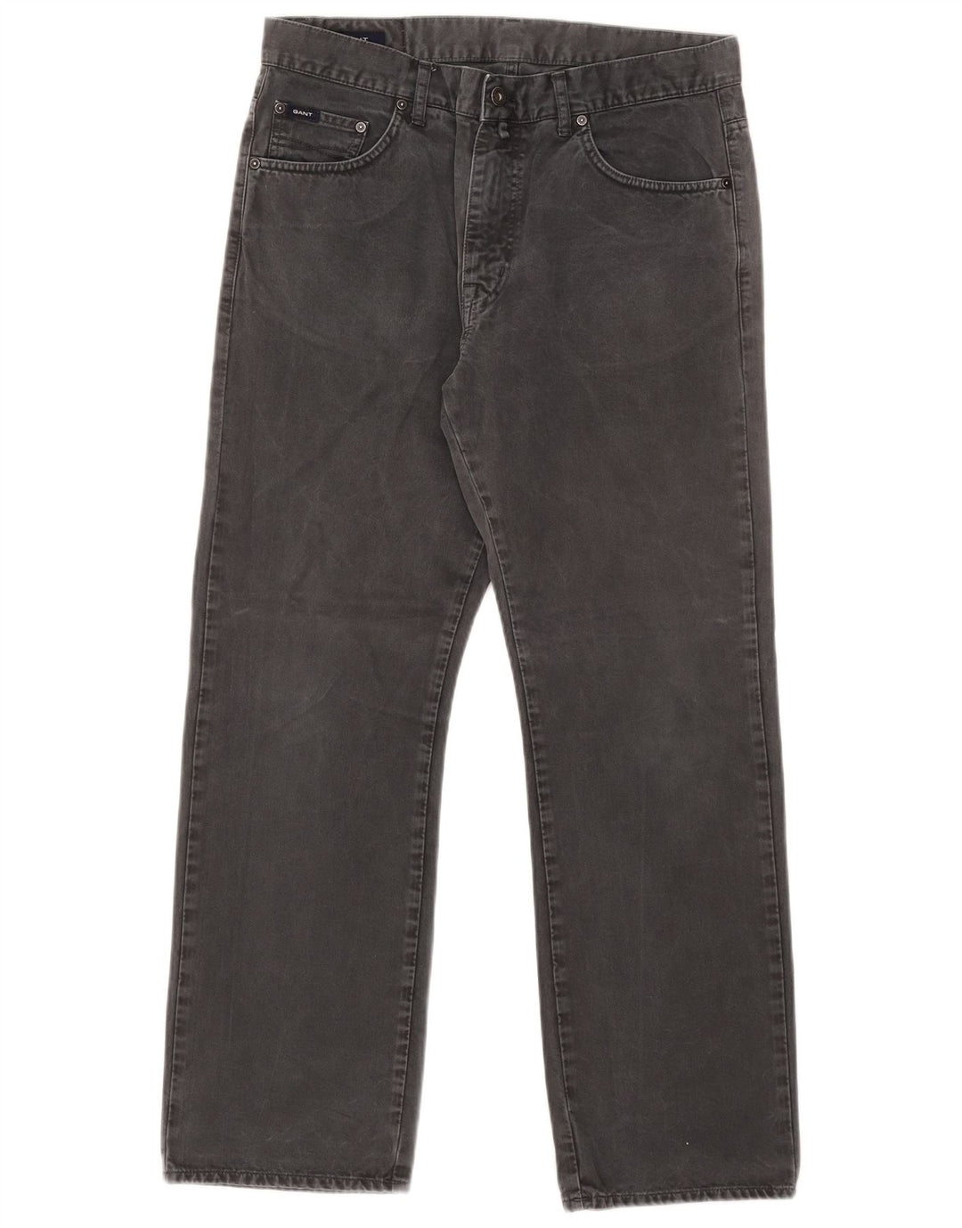 Damskie jeansy Gant Jason Regular Straight W34 L30 Szara bawełna