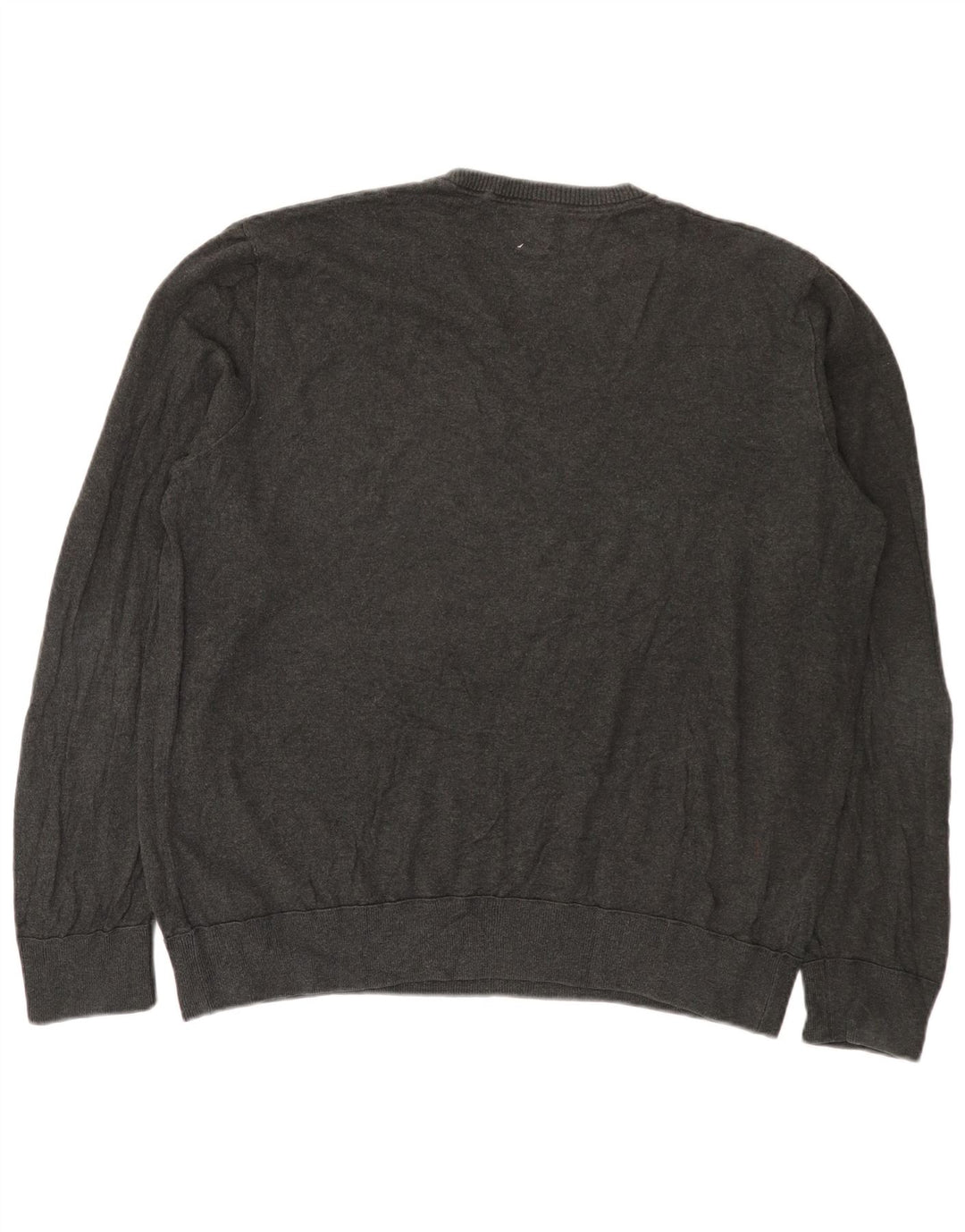 Męski sweter Gap z dekoltem w kształcie litery V, XL, szary, bawełniany