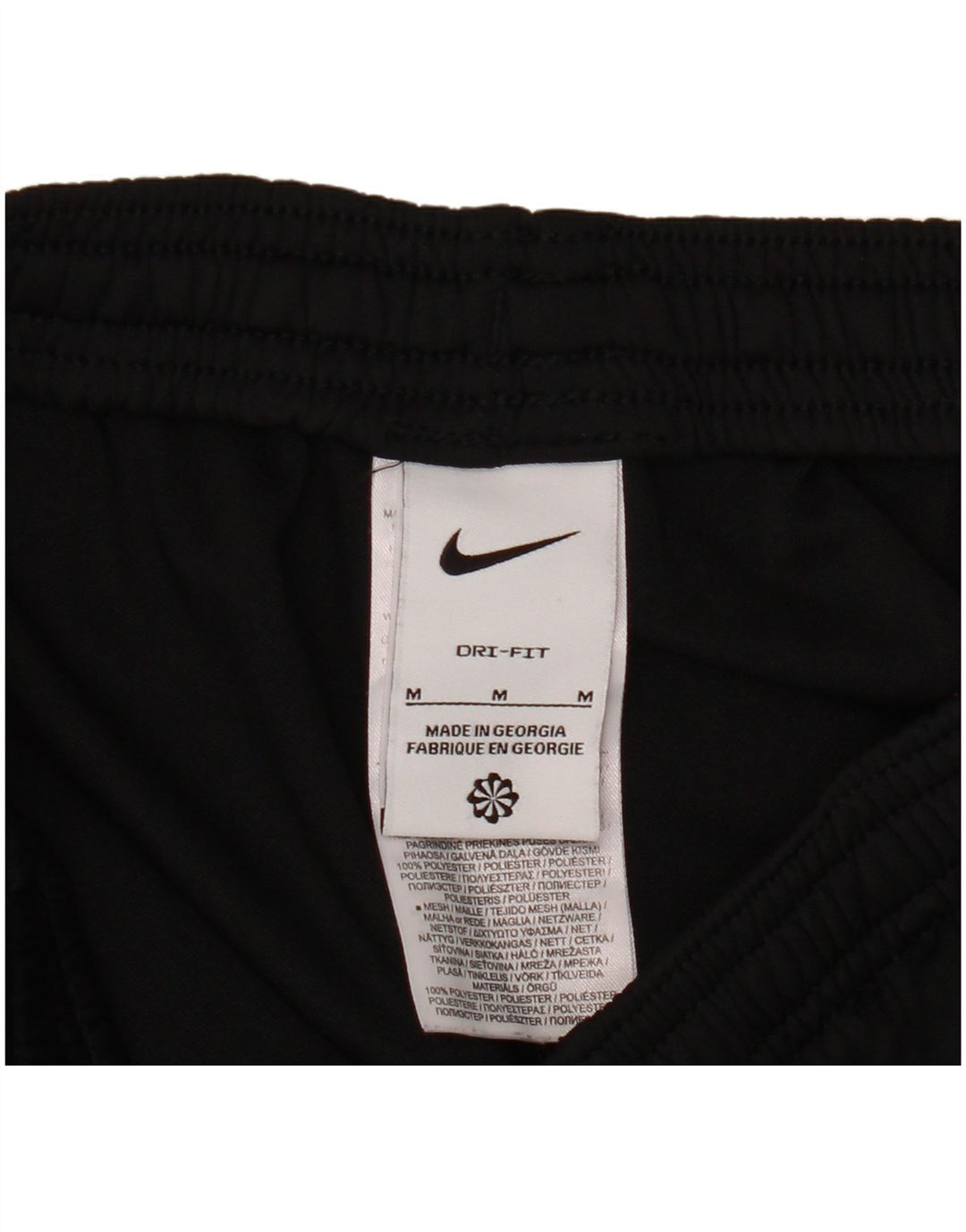 Męskie spodnie dresowe Nike Dri Fit, średni czarny poliester