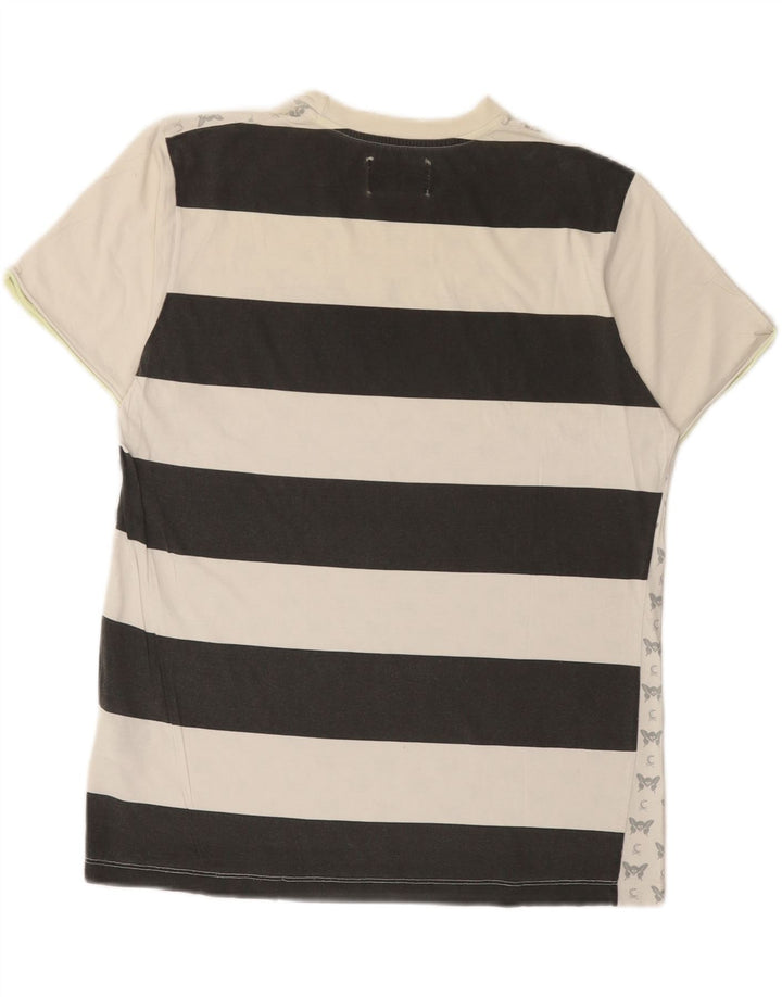 Damska koszulka Converse z grafiką Top UK 16, duża, bawełniana w białe paski