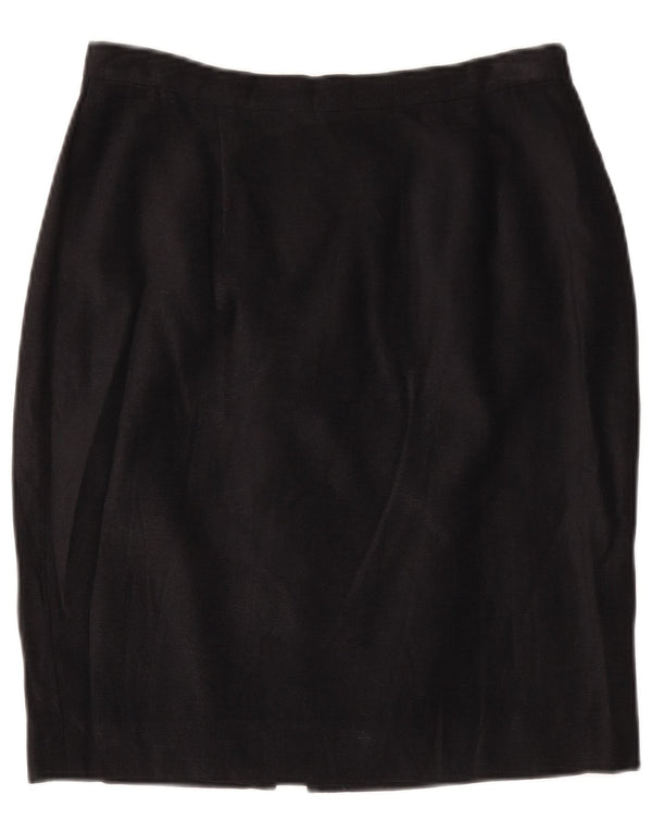 Renato Balestra Womens Pencil Skirt IT 46 Large W32  Navy Blue Viscose