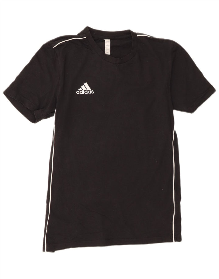 Adidas Męska Koszulka Top Mała Czarna Bawełna