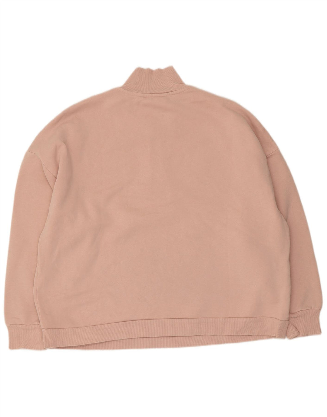 Marks & Spencer Damski sweter oversize z zamkiem błyskawicznym, UK 18 XL, różowy