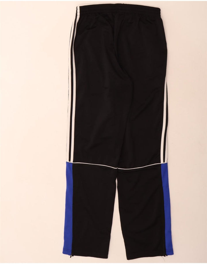 Męskie spodnie dresowe Adidas UK 38/40 Średni czarny poliester z blokami kolorów