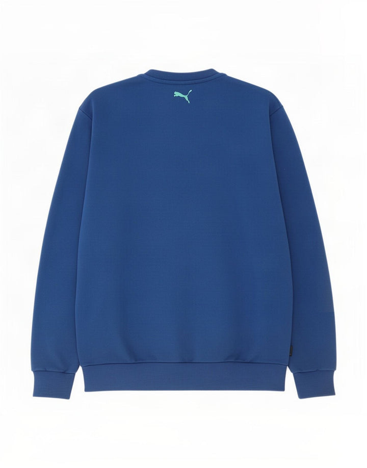 Męska bluza z grafiką Puma XL, niebieska