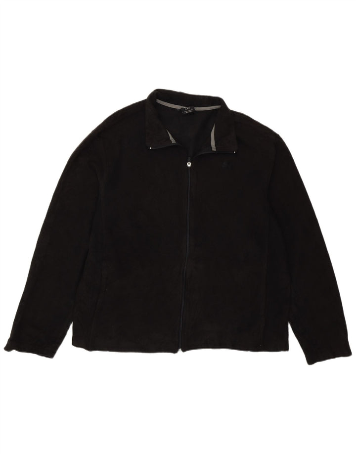 Męska kurtka polarowa Starter UK 38, średni czarny poliester